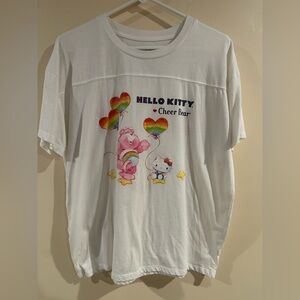 Hello Kitty & Care Bear collab tshirt
